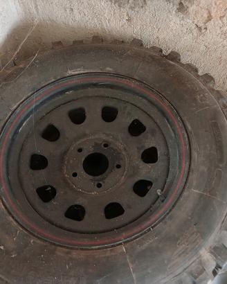 cerchi + gomme da fango 235/65r17