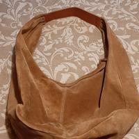 borsa in pelle scamosciata gmv 