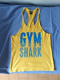 Gymshark Canotta Uomo Stringer Gialla - Vintage