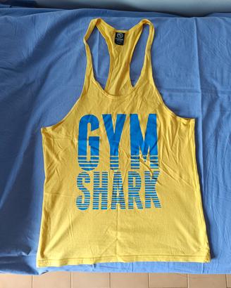 Gymshark Canotta Uomo Stringer Gialla - Vintage