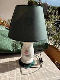 Lampada Becks in ceramica/porcellana da tavolo