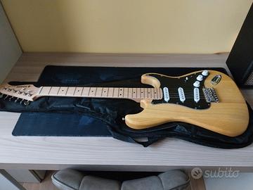 chitarra elettrica strato - taglio di quarto