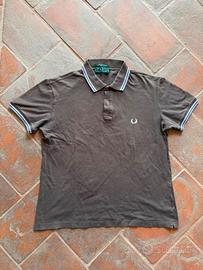 Polo Fred Perry vintage marrone taglia M
