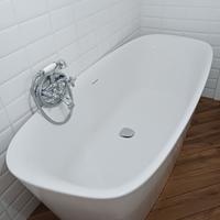 Vasca da bagno ovale centro stanza