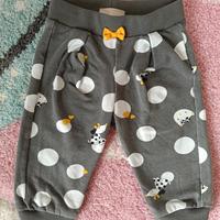 Pantaloni Chicco grigio a pois, 6 mesi 62 cm