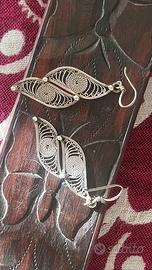 Orecchini in filigrana marocchina argento