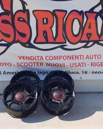 Cerchi in lega fiat 500 abarth punto panda 17"4x9