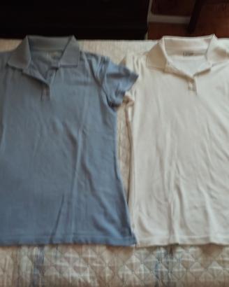 Set di 2 polo donna Benetton taglia M