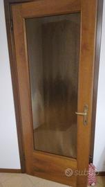 Porte due con vetro da interno