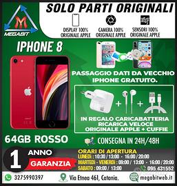 Iphone 8 64gb rosso - totalmente originale