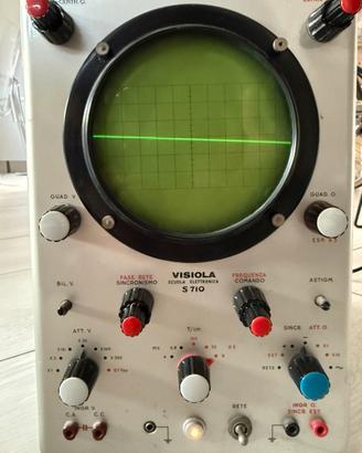 Oscilloscopio vintage Visola S710 funzionate