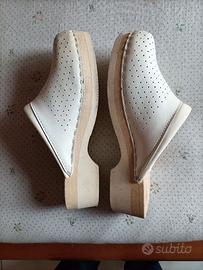 Zoccoli con base in gomma uomo tg 42