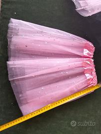 Gonne di Tulle con stelline, rosa, nero