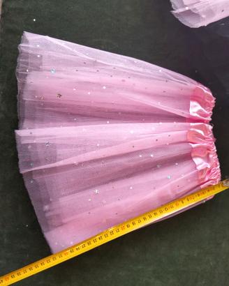Gonne di Tulle con stelline, rosa, nero