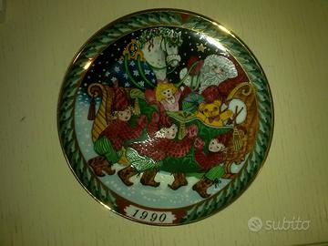 PIATTO DA COLLEZIONE IN PORCELLANA DANESE NATALE