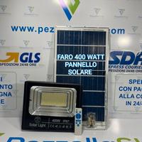 faro con pannello solare 400