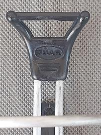 Portaborraccia vintage O.M.A.S. in alluminio