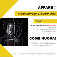 Bici Trek Superfly 9.6 in carbonio del 2016