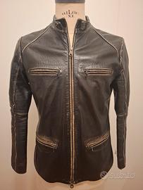 Giacca in pelle da donna stile Biker Calvin Klein 