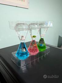 Set di 3 Clessidre a Bolle con Movimento Liquido -
