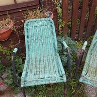 4 sedie da bar vintage