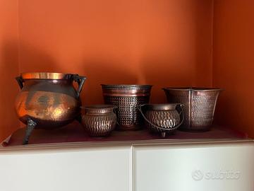 Oggetti in rame antico