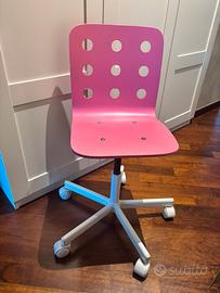 Sedia scrivania con ruote Ikea