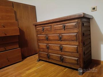 comò legno comodini