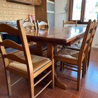 Cucina in legno massello