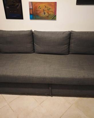 Divano letto grigio ikea