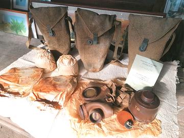 Maschere antigas WW2 modello T35 e PC35