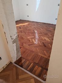 Parquet iroko listello per ripristino pavimenti