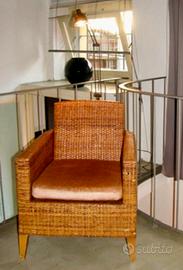 Poltrona in vimini