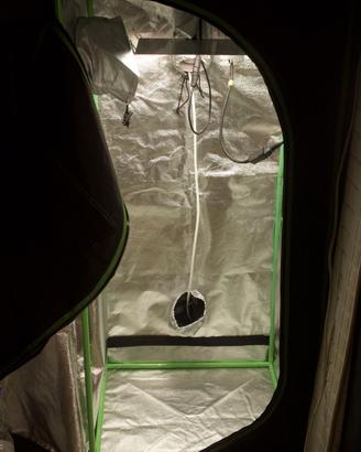 Grow box Outsunny 60x60x140 + LED Cultilite 150W