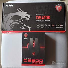 Mouse MSI  DS300 + Tastiera DS4100