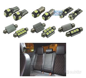KIT 13 LAMPADE LED INTERNE PER SEAT LEON MK1 1 M 1