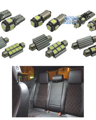 KIT 13 LAMPADE LED INTERNE PER SEAT LEON MK1 1 M 1