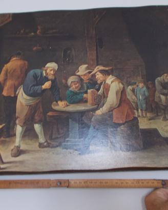 Quadro con antica osteria