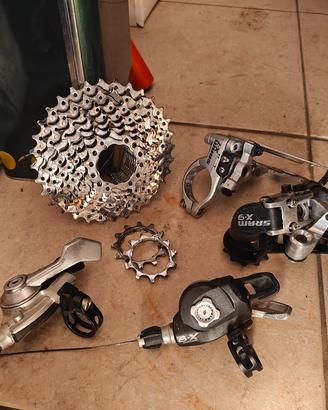 gruppo sram X9 MTB 3x9V