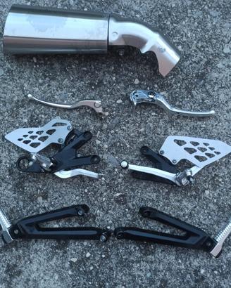 Kit pedane + terminale bmw 1000 rr