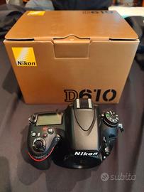 Nikon D610 - Come NUOVA (Solo 2.997 scatti!) - Ful