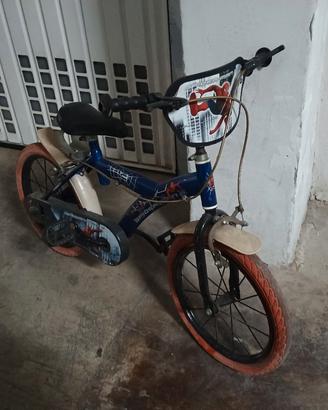 Bici Spiderman per bambini dai 4 ai 7 anni 