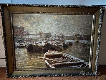 Quadro ad olio C. Balestrieri.