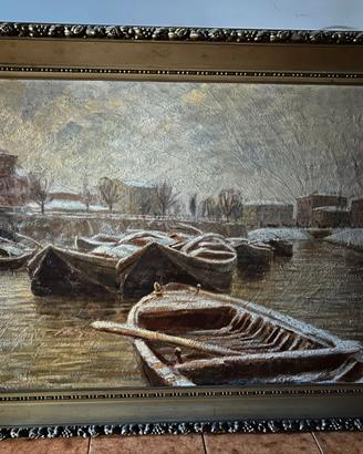 Quadro ad olio C. Balestrieri.