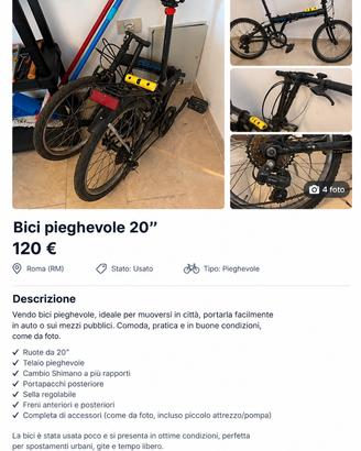 Bici pieghevole