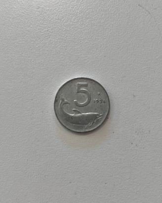 5 lire 1954