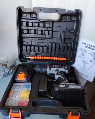 Trapano Avvitatore Fahefana con 2 batterie