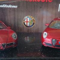 set  1/43 ALFA ROMEO 8C e MITO quattroruote