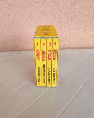 Diabolik mignon box 4 fumetti 
