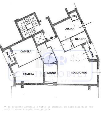 AMPIO TRILOCALE NON ARREDATO IN CENTRO